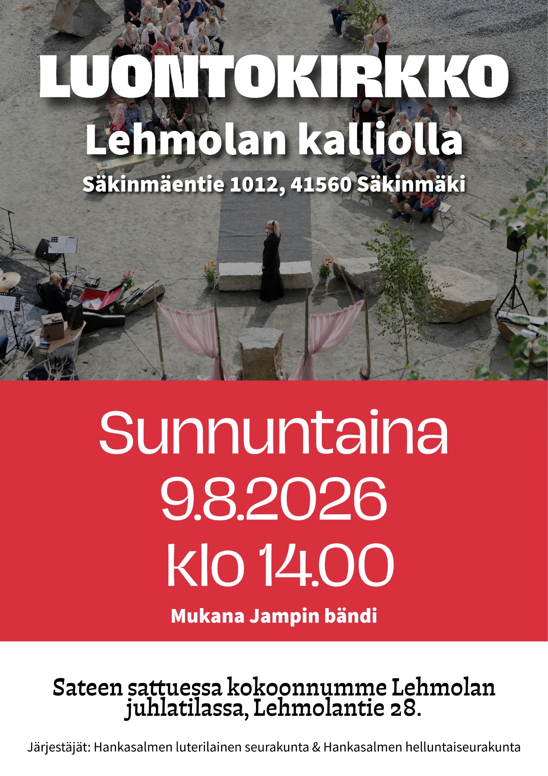 Luontokirkko Lehmolan kalliolla