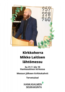 Kirkkoherra Mikko Laitisen lähtömessu