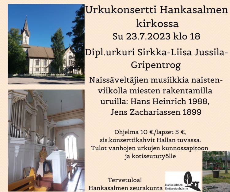 Urkukonsertin mainos