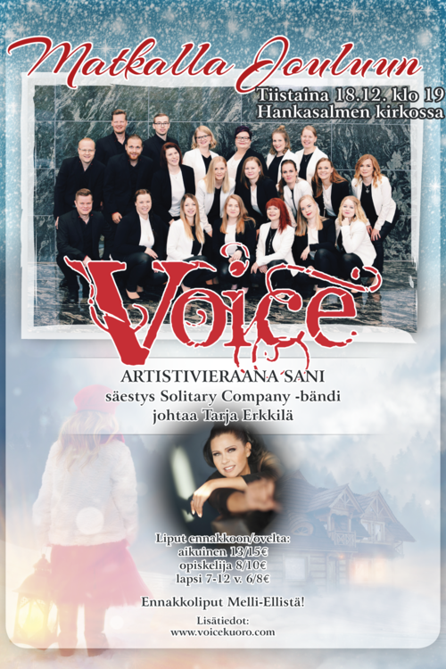 Voice -kuoron joulukonsertti Voice -kuoron joulukonsertti