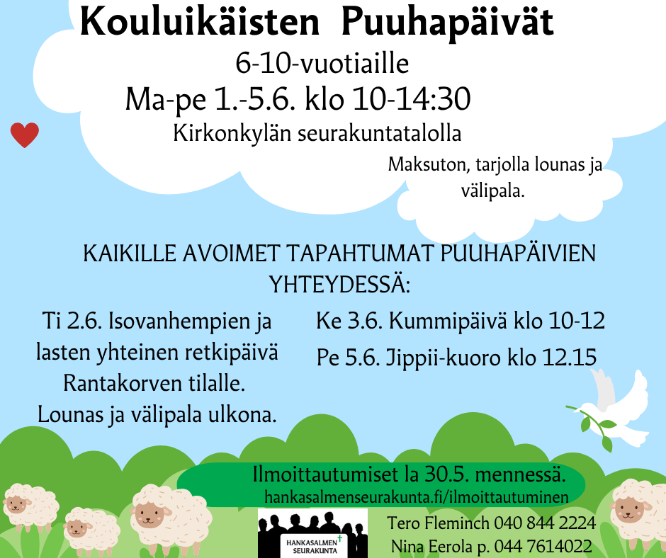 mainoskuva puuhapäivistä